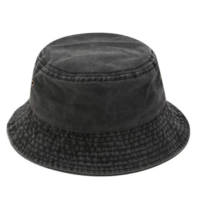 Unisex Washed Canvas Solid Color Bucket Hat sold by Daily Haute