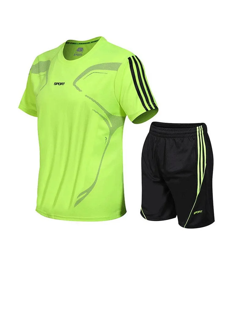 Braveman Men's Active Workout 2-Piece T-Shirt and Athletic Shorts Set sold by Daily Haute product image thumbnail 5