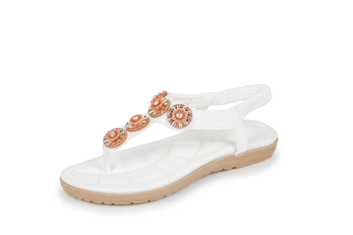 Haute edition Women's Slip on T-Strap Comfort Sandals sold by Daily Haute