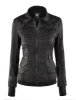 Made By Johnny MBJ Womens Faux Leather Motorcycle Jacket with Hoodie sold by Daily Haute