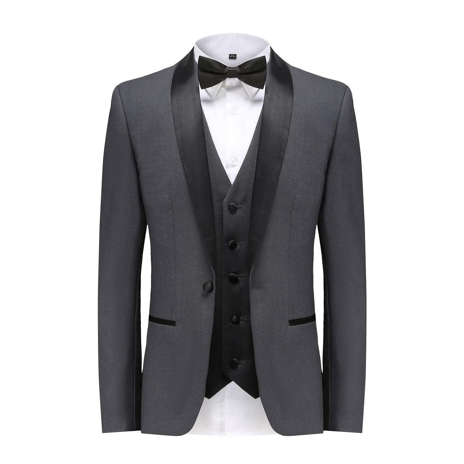 Men's 3-Piece Shawl Lapel Slim Fit Tuxedo Set sold by Daily Haute product image thumbnail 4