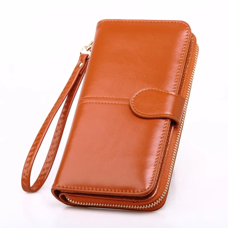 Haute Edition Women's Full Zip Wallet & Phone Holder With Wrist Strap sold by Daily Haute product image thumbnail 4