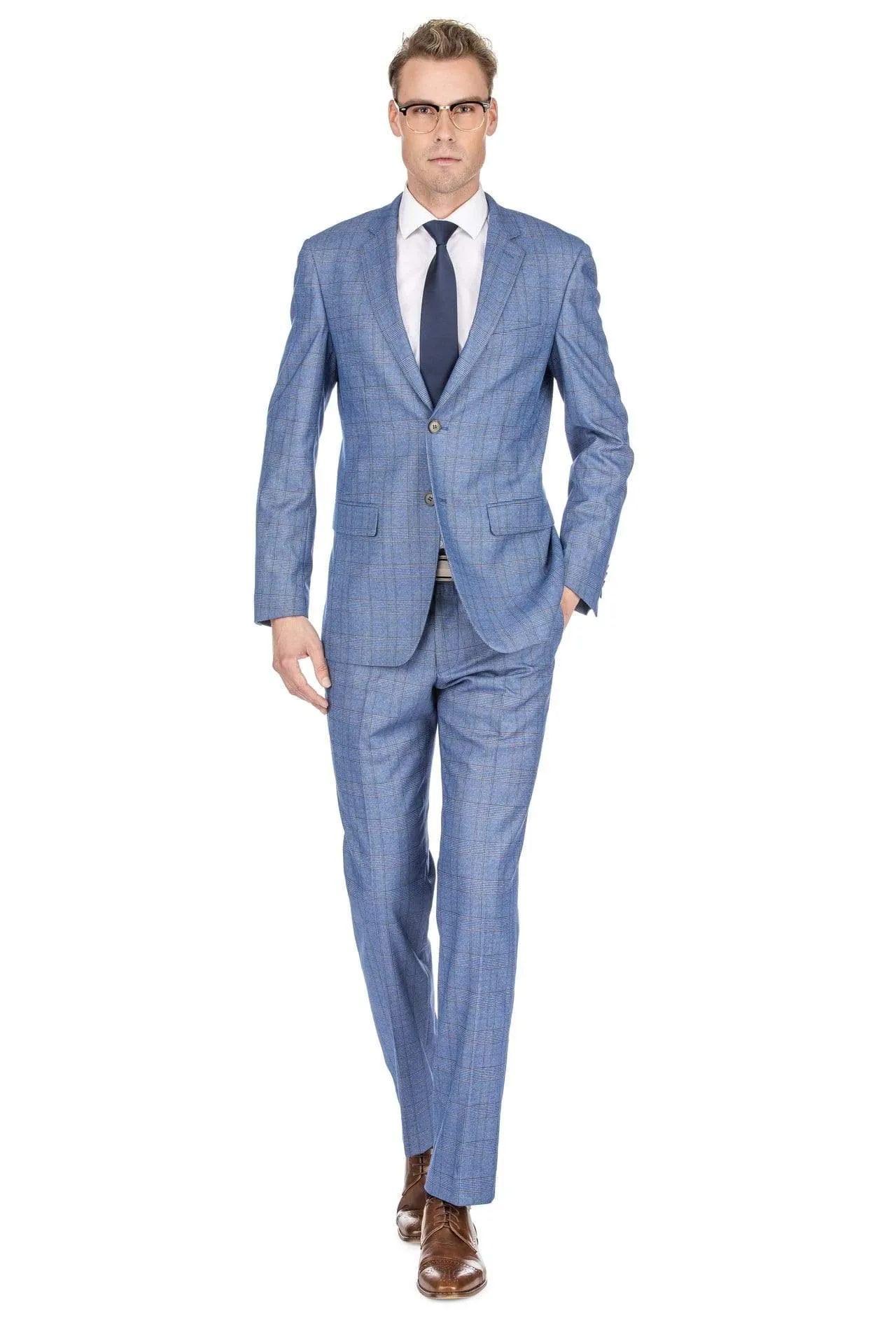 Men's Check Slim Fit Suits sold by Daily Haute