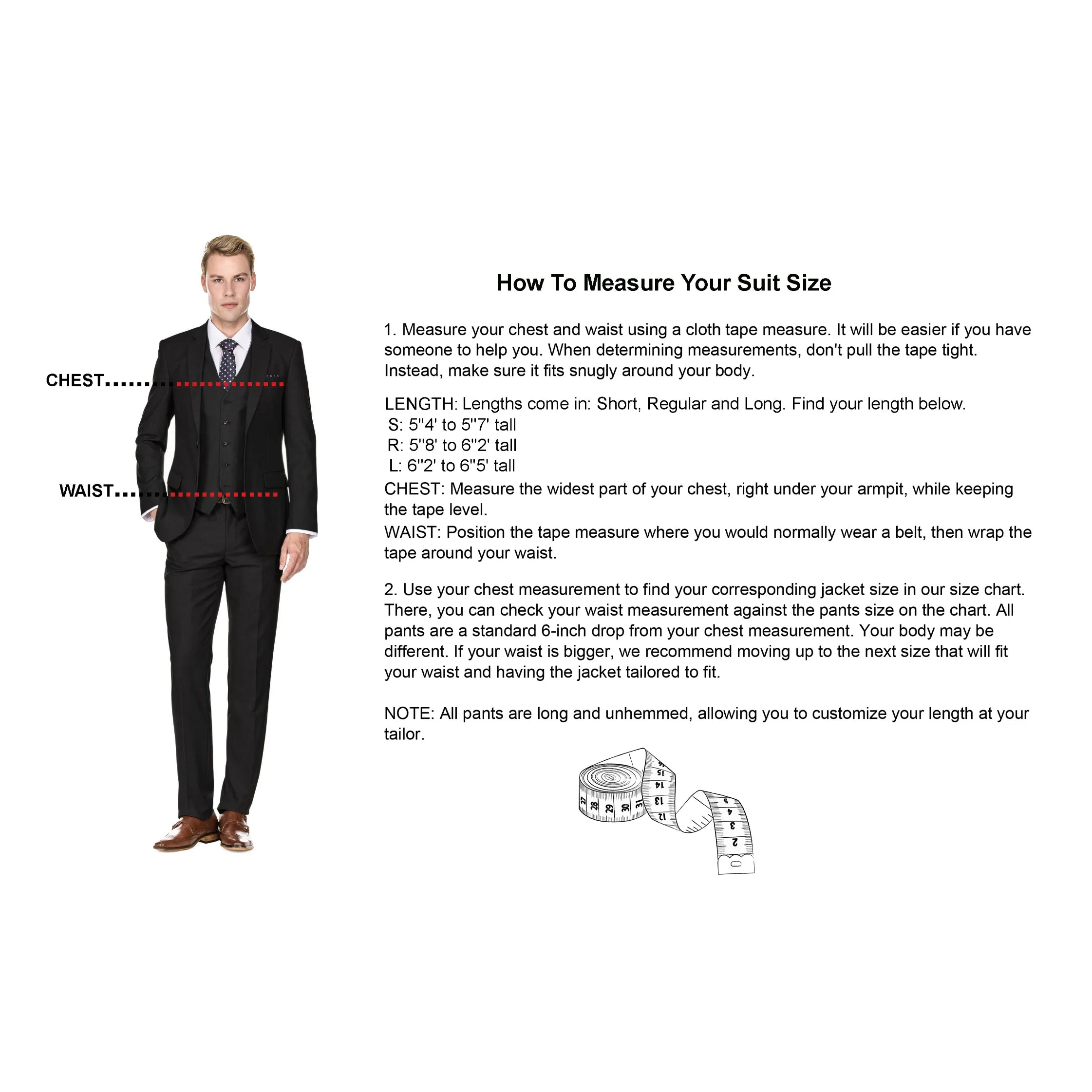 Gino Vitale Men's Skinny Fit 3-Piece Suit sold by Daily Haute product image thumbnail 5