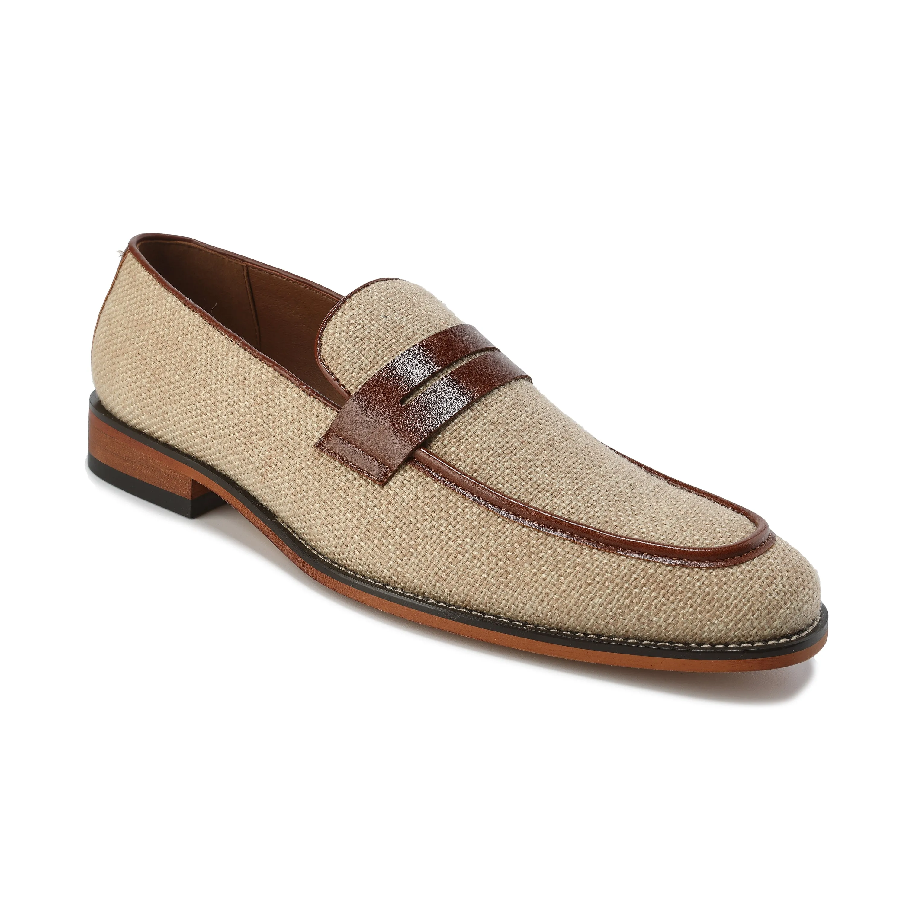 Gino Vitale Moc Toe Penny Slip On Loafer sold by Daily Haute