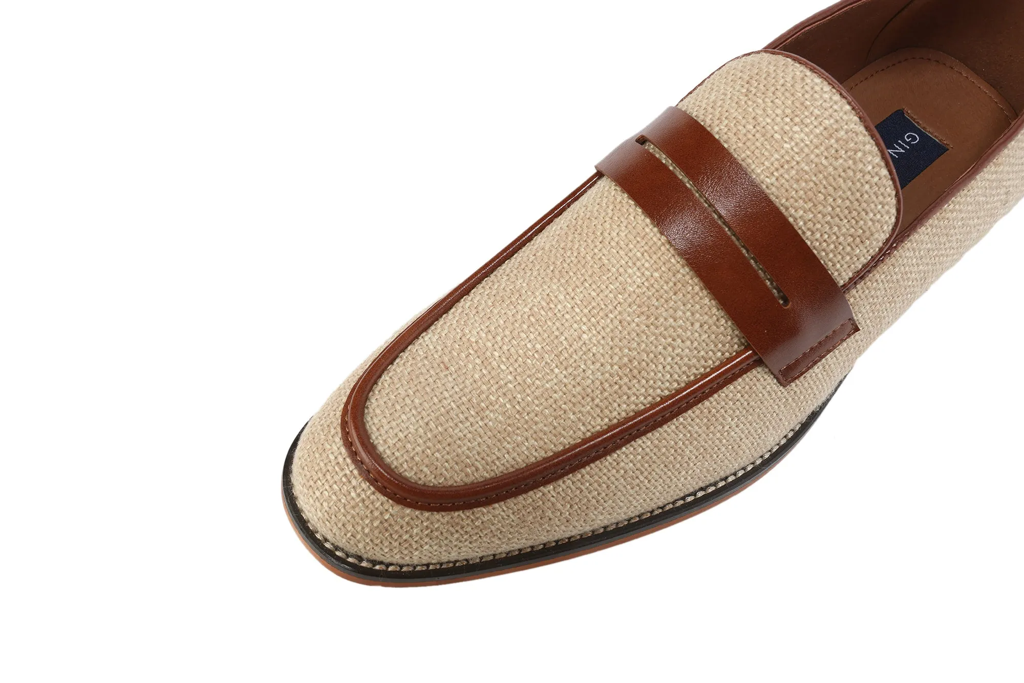 Gino Vitale Moc Toe Penny Slip On Loafer sold by Daily Haute product image thumbnail 4