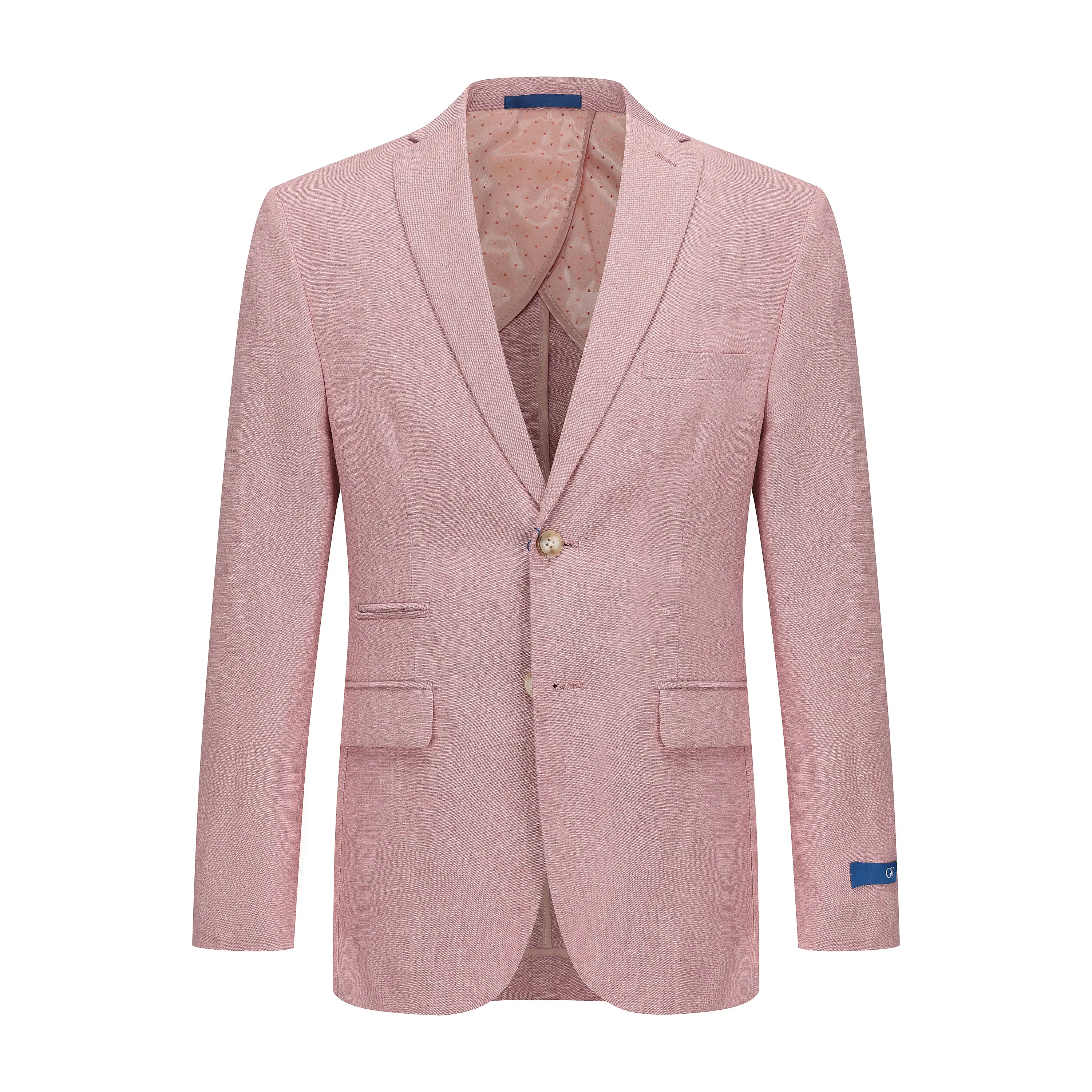 Gino Vitale Men's Slim Fit Linen-Blend Blazer sold by Daily Haute product image thumbnail 5