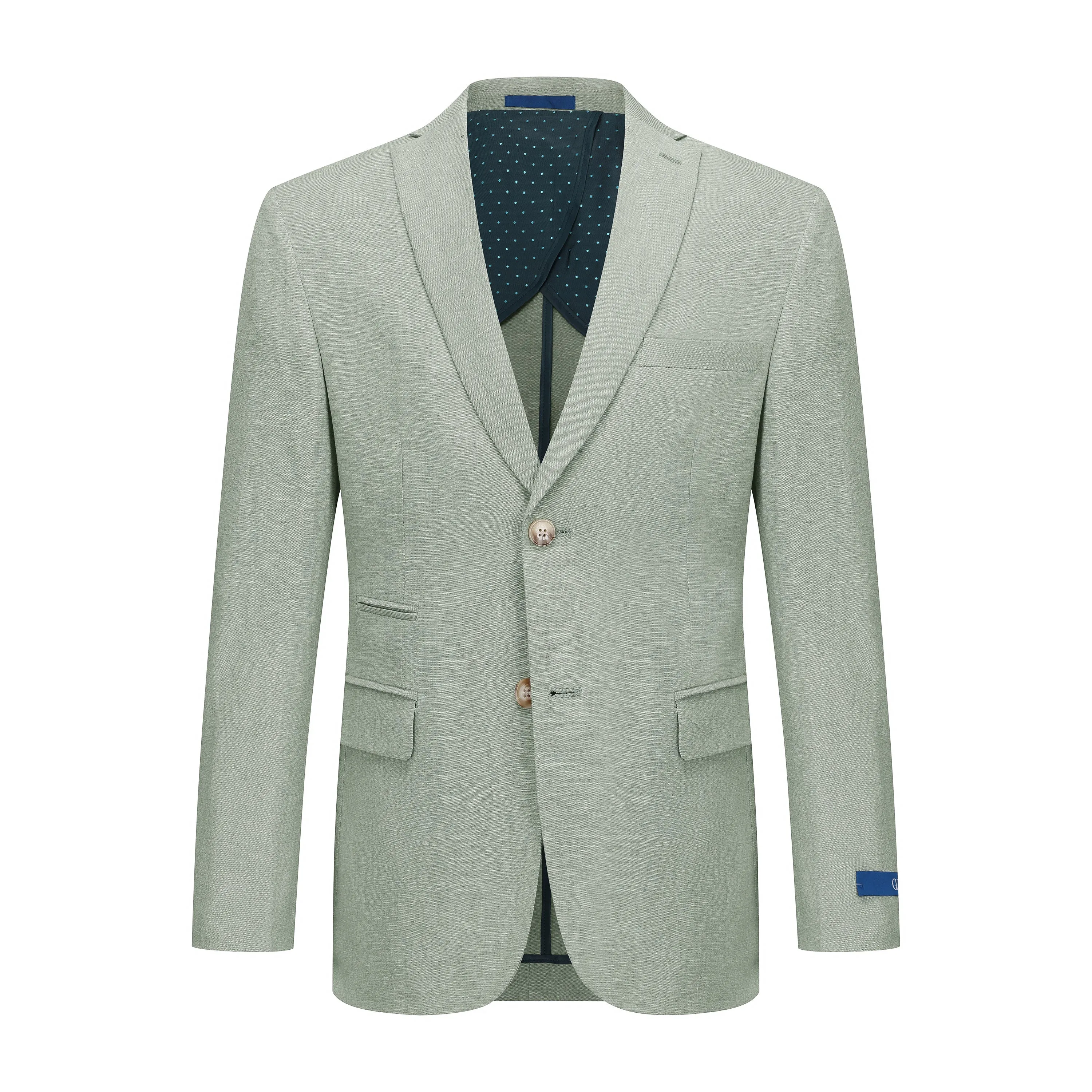 Gino Vitale Men's Slim Fit Linen-Blend Blazer sold by Daily Haute product image thumbnail 3