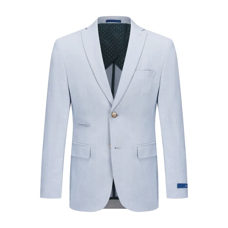 Gino Vitale Men's Slim Fit Linen-Blend Blazer sold by Daily Haute
