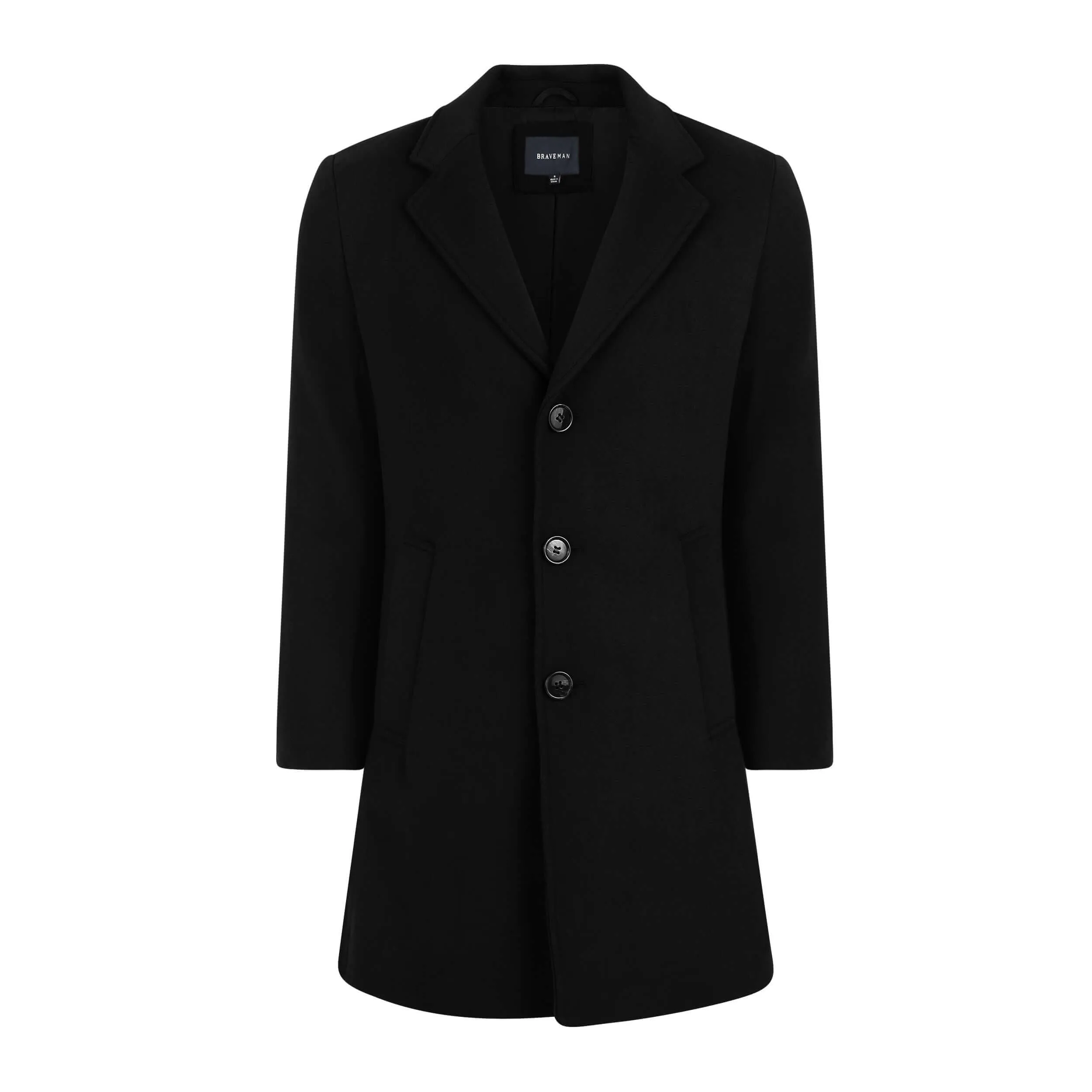 Men's Tailored Wool Blend Walker Car Coat sold by Daily Haute product image thumbnail 5