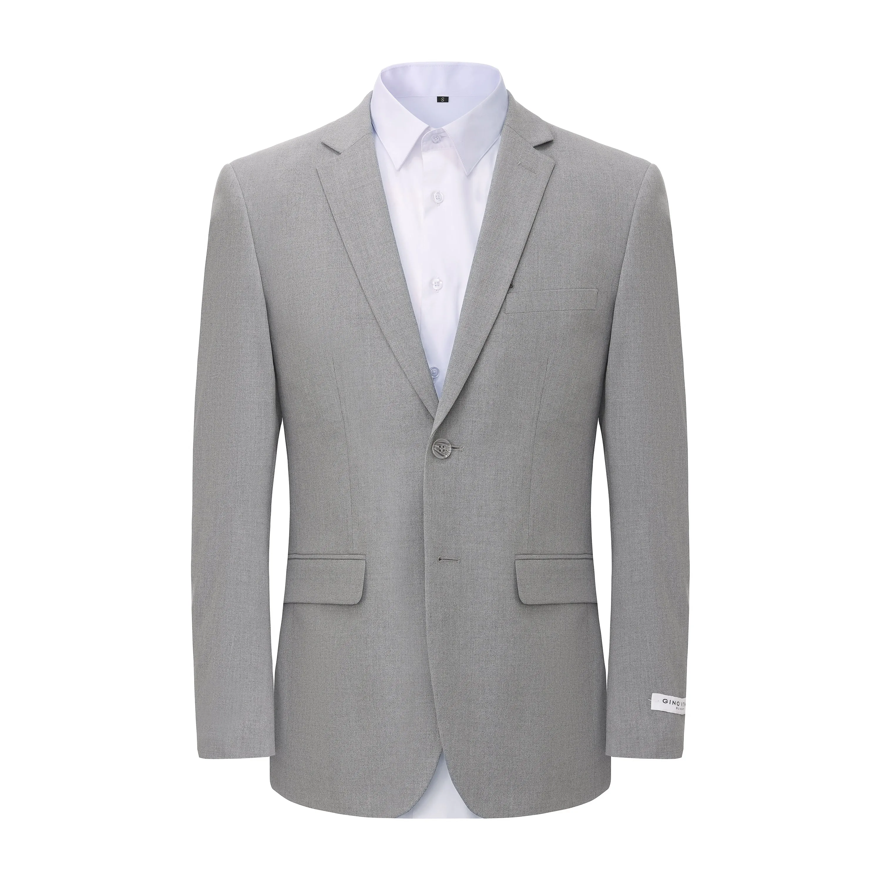 Men's 2-Piece 4-Way Stretch Notch Lapel Slim Fit Suit sold by Daily Haute product image thumbnail 4