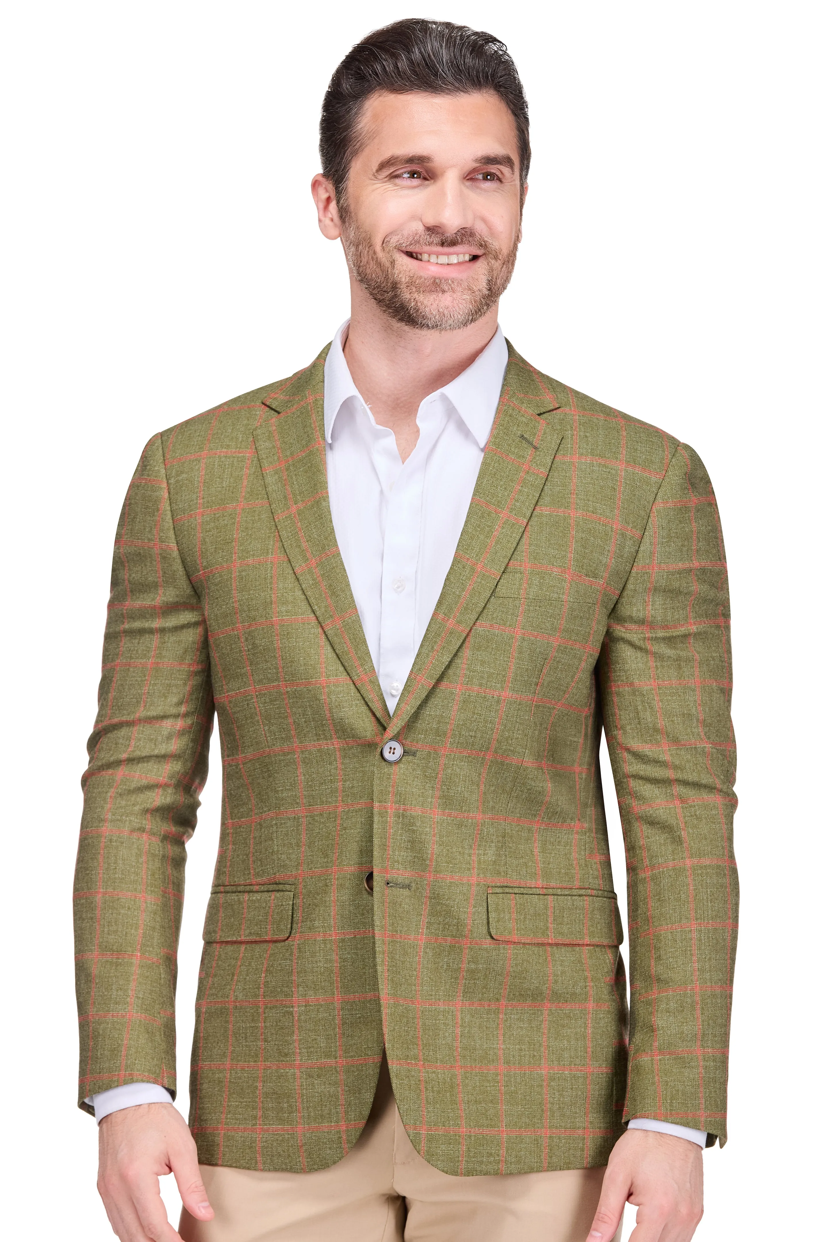 Men's Plaid Slim Fit Sportcoat sold by Daily Haute product image thumbnail 5
