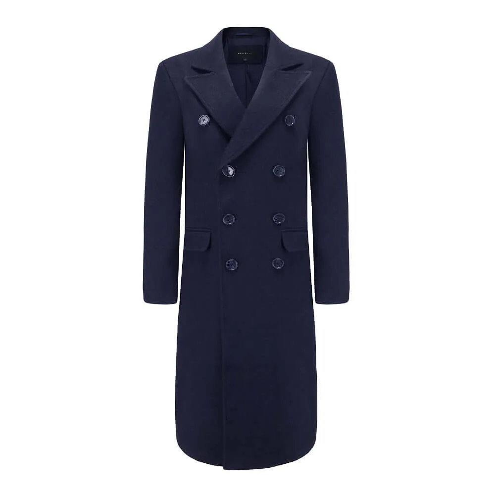 Men's Double-Breasted Wool Blend Overcoat sold by Daily Haute product image thumbnail 5