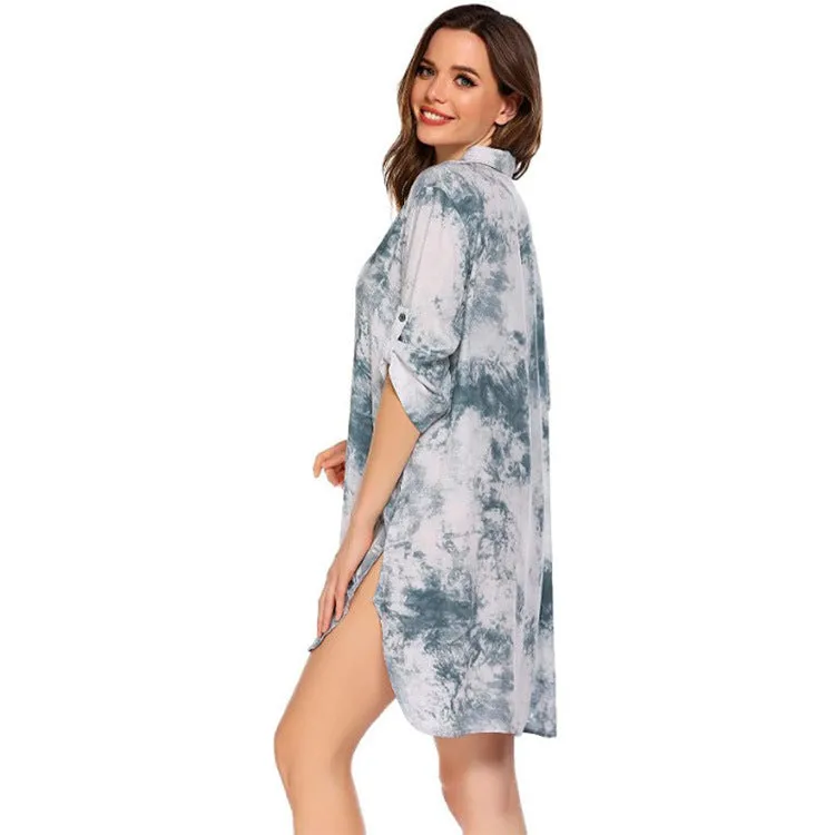 Haute Edition Women's Pullover Swim Beachwear Cover up Tunic Dress sold by Daily Haute product image thumbnail 3