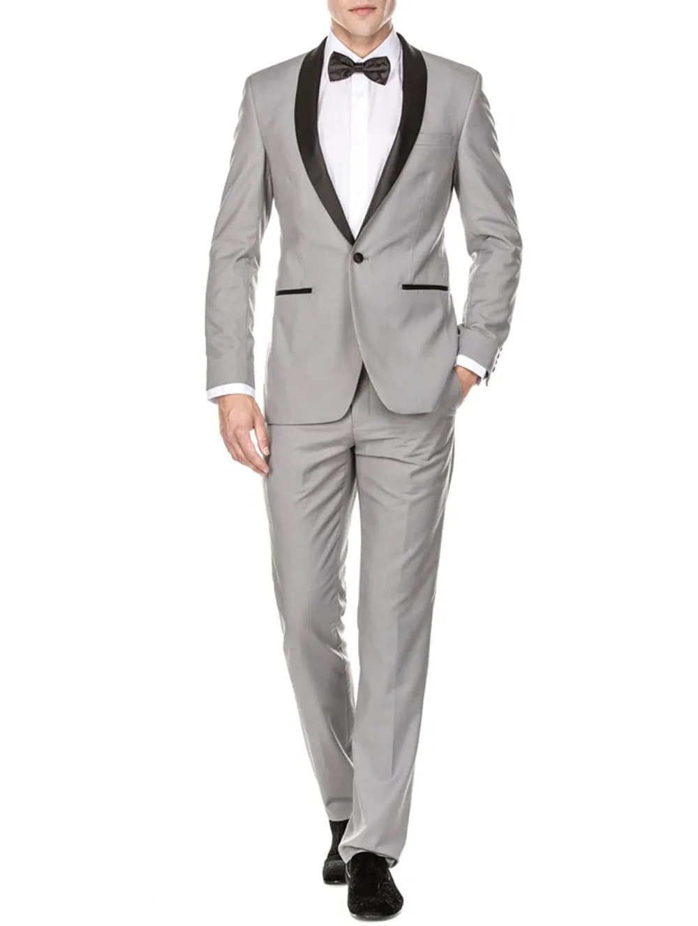 Men's Slim Fit Shawl Lapel Tuxedo sold by Daily Haute product image thumbnail 3