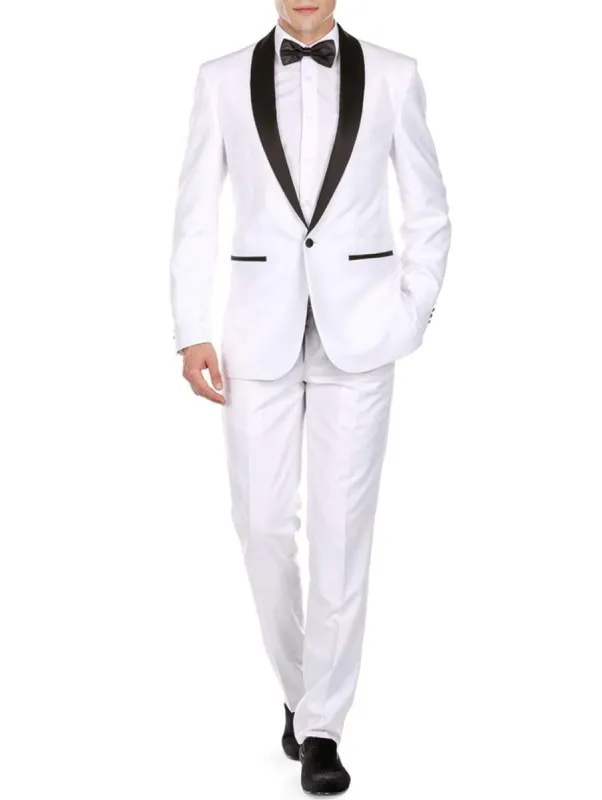 Men's Slim Fit Shawl Lapel Tuxedo sold by Daily Haute