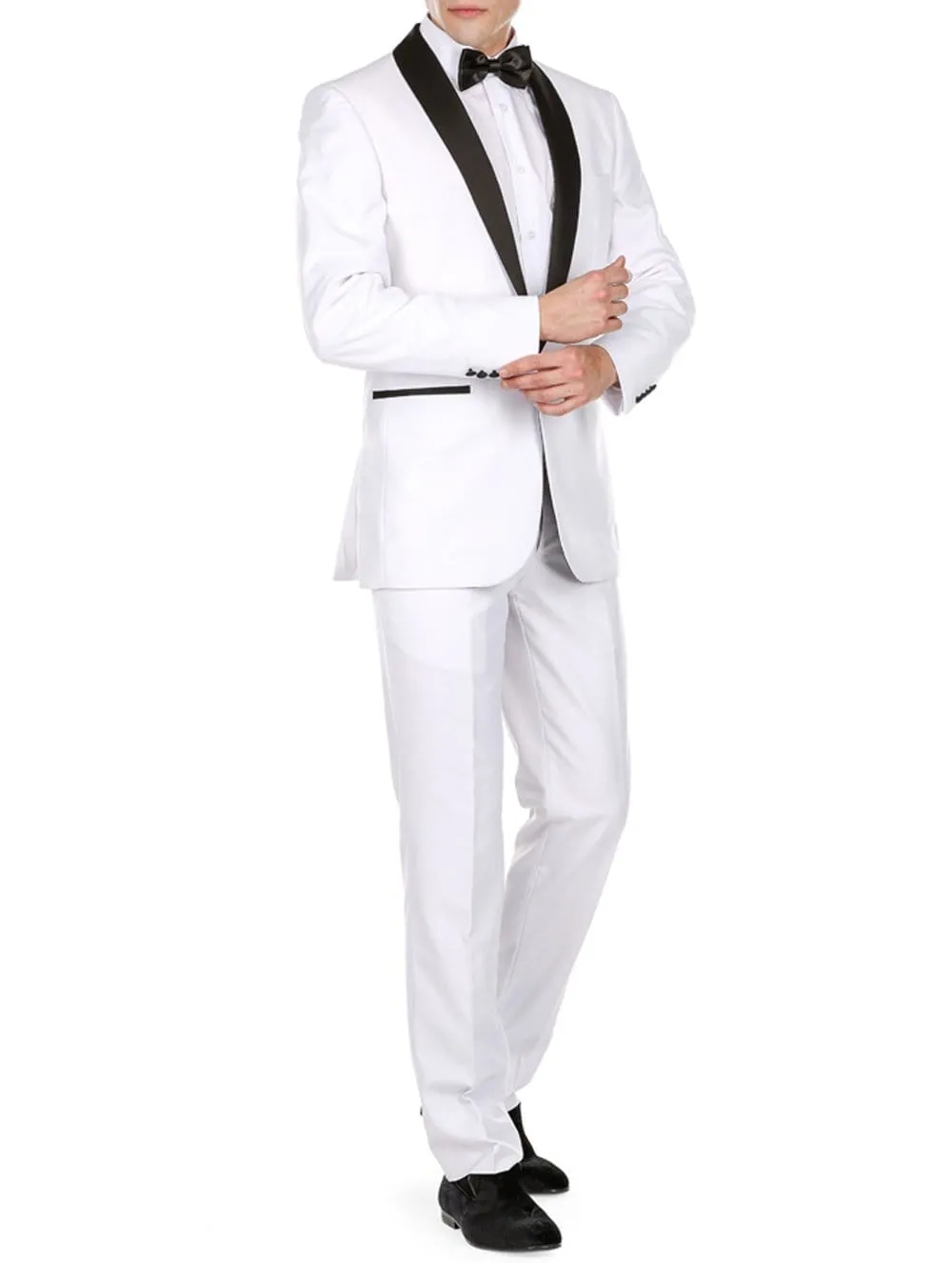 Men's Slim Fit Shawl Lapel Tuxedo sold by Daily Haute product image thumbnail 2