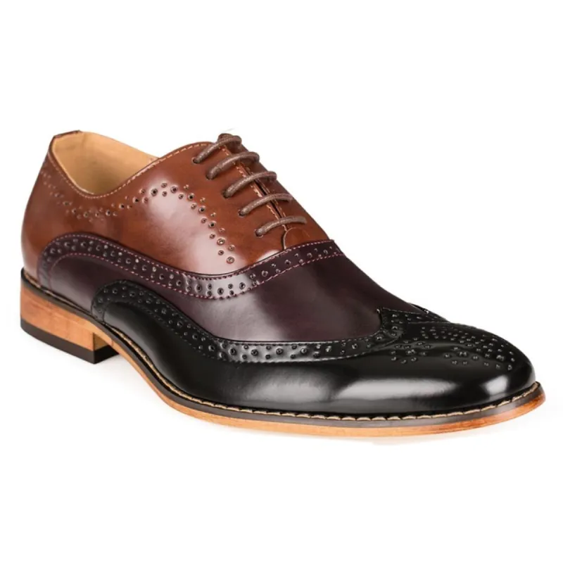 Gino Vitale Men's Three Tone Lace-up Dress Shoes sold by Daily Haute