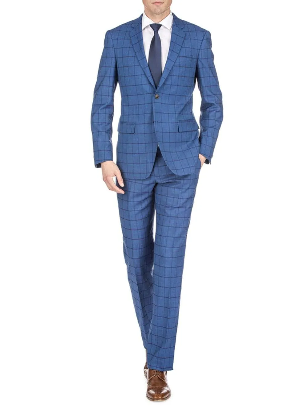 Men's Window Pane Slim Fit Suits sold by Daily Haute