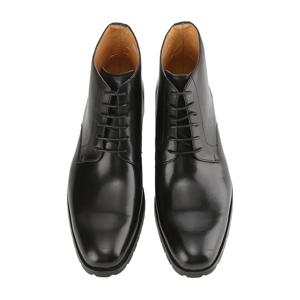 Gino Vitale Men's Handcrafted Genuine Leather Lace-Up Dress Boot sold by Daily Haute product image thumbnail 3