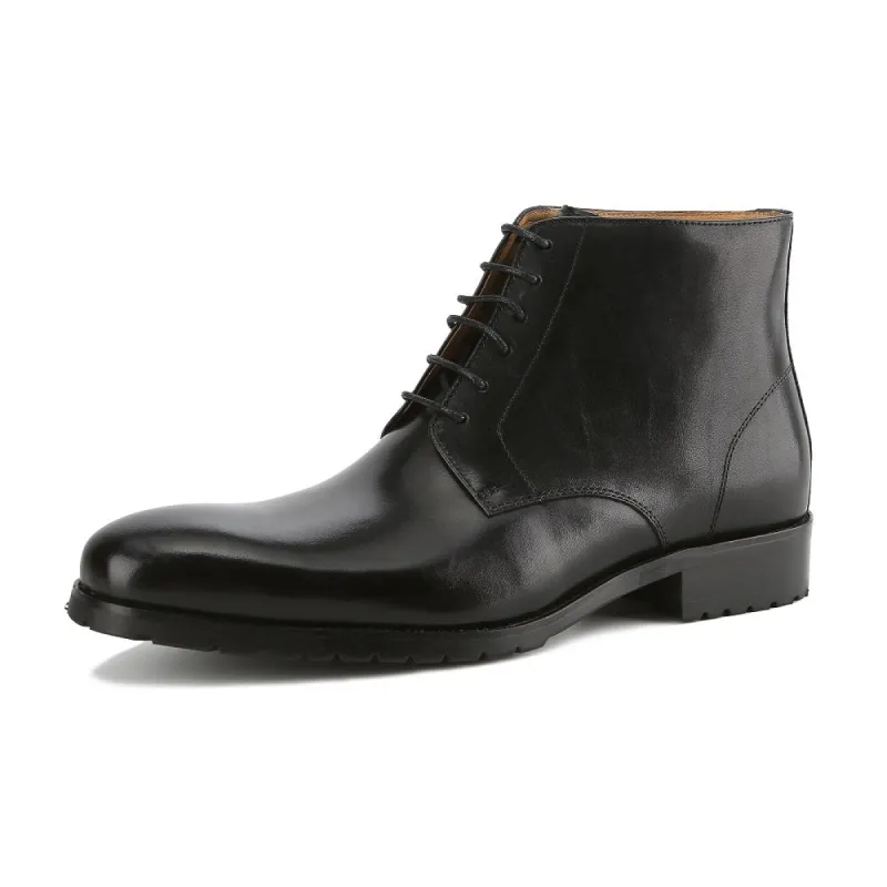 Gino Vitale Men's Handcrafted Genuine Leather Lace-Up Dress Boot sold by Daily Haute