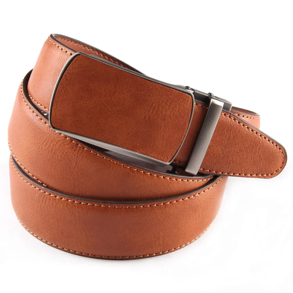 Men's Bonded Leather Ratchet Belt sold by Daily Haute product image thumbnail 3