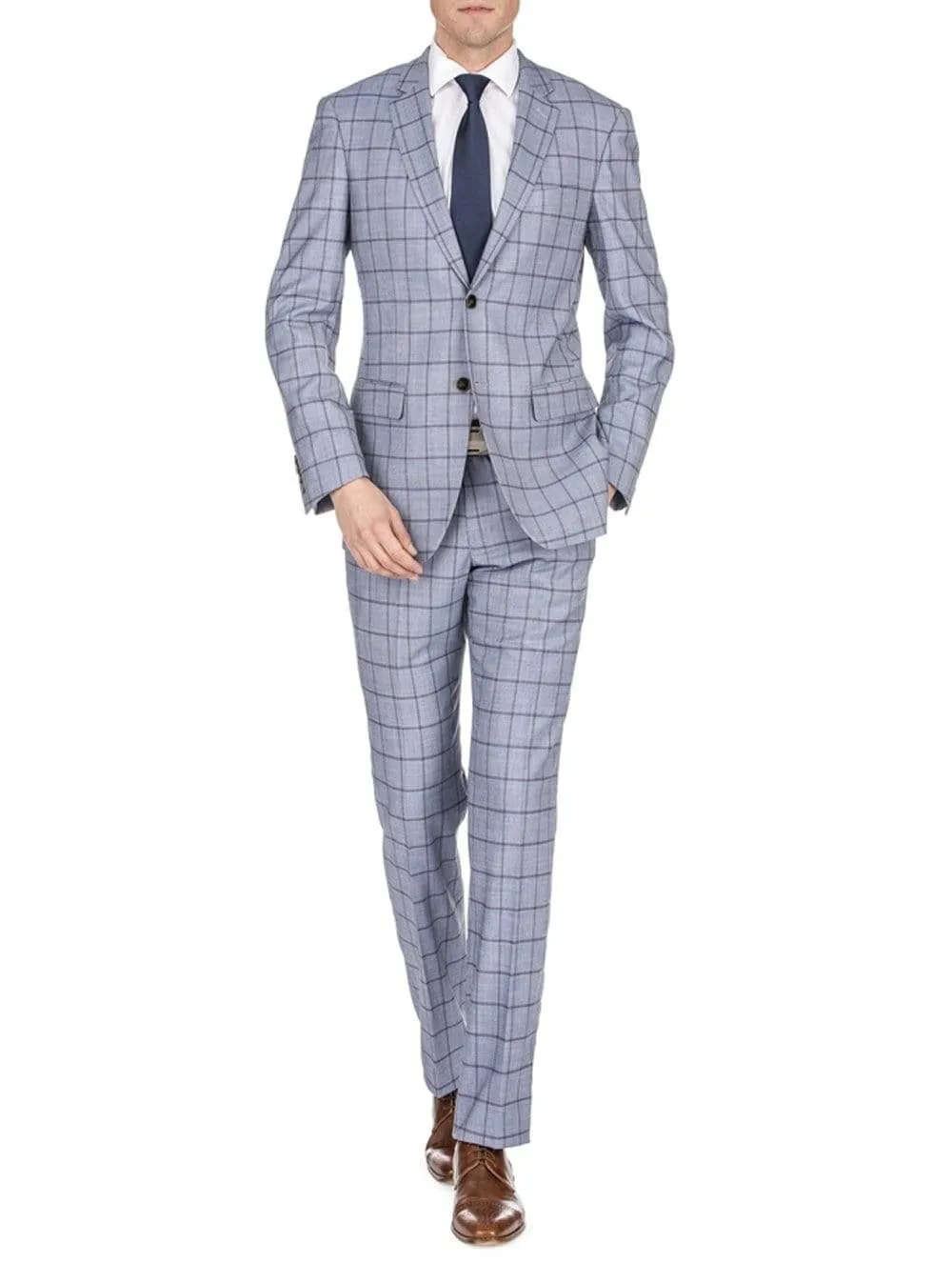 Men's Window Pane Slim Fit Suits sold by Daily Haute