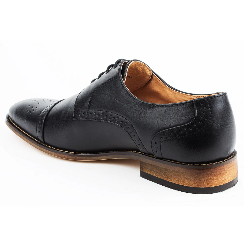 UV Signature Men's Cap Toe Brogue Lace-up Dress Shoes sold by Daily Haute product image thumbnail 3