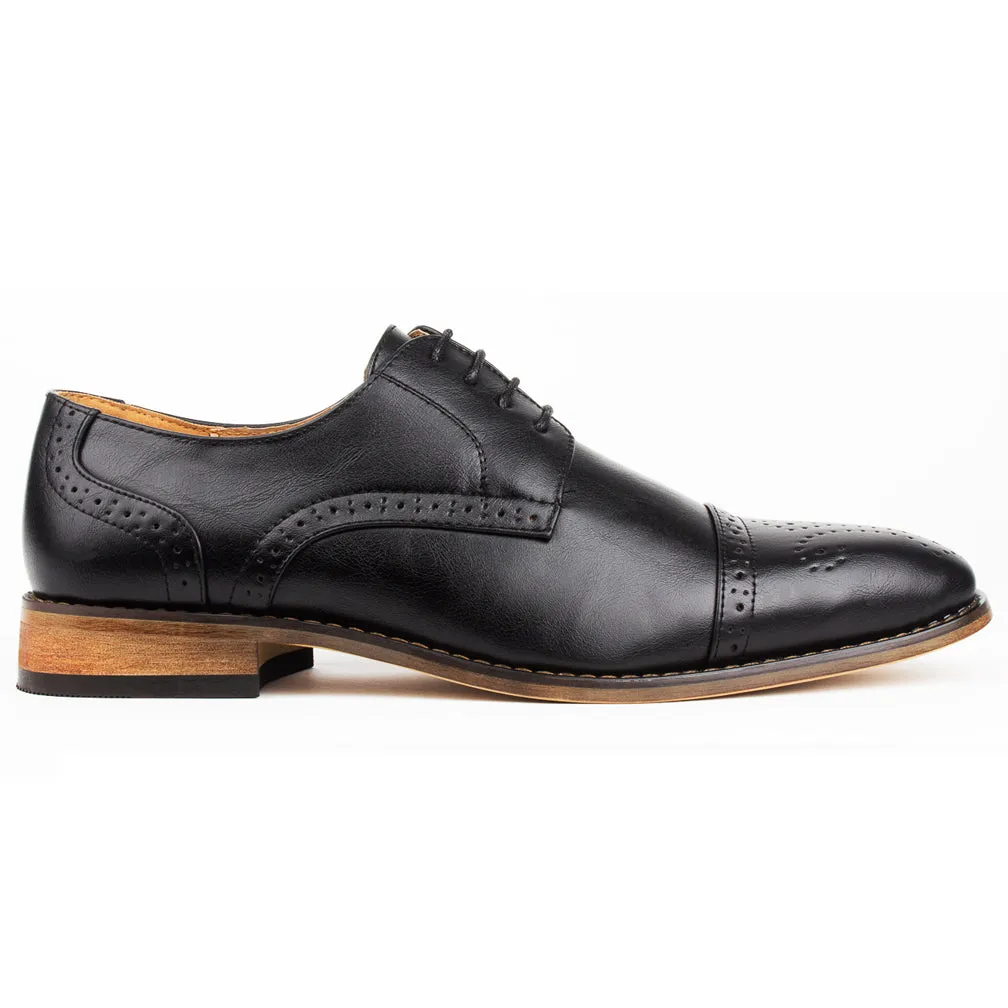UV Signature Men's Cap Toe Brogue Lace-up Dress Shoes sold by Daily Haute