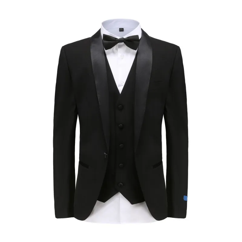 Men's 3-Piece Shawl Lapel Slim Fit Tuxedo Set sold by Daily Haute