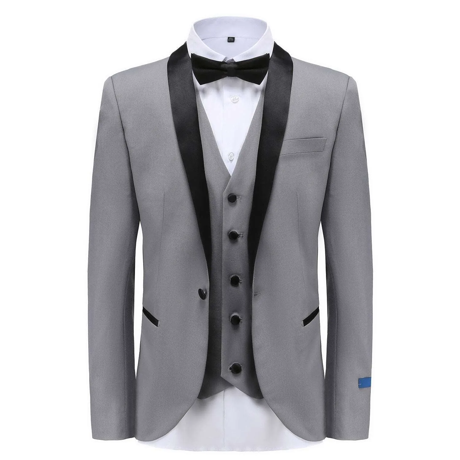Men's 3-Piece Shawl Lapel Slim Fit Tuxedo Set sold by Daily Haute product image thumbnail 4