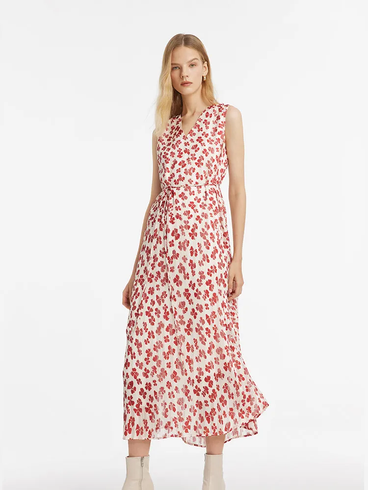 Printed Dress And Knitted Cardigan Two-Piece Set sold by Goelia product image thumbnail 3