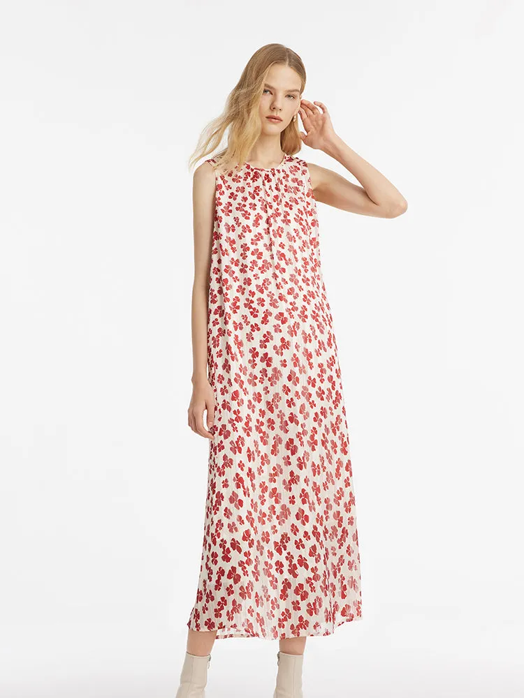 Printed Dress And Knitted Cardigan Two-Piece Set sold by Goelia product image thumbnail 2
