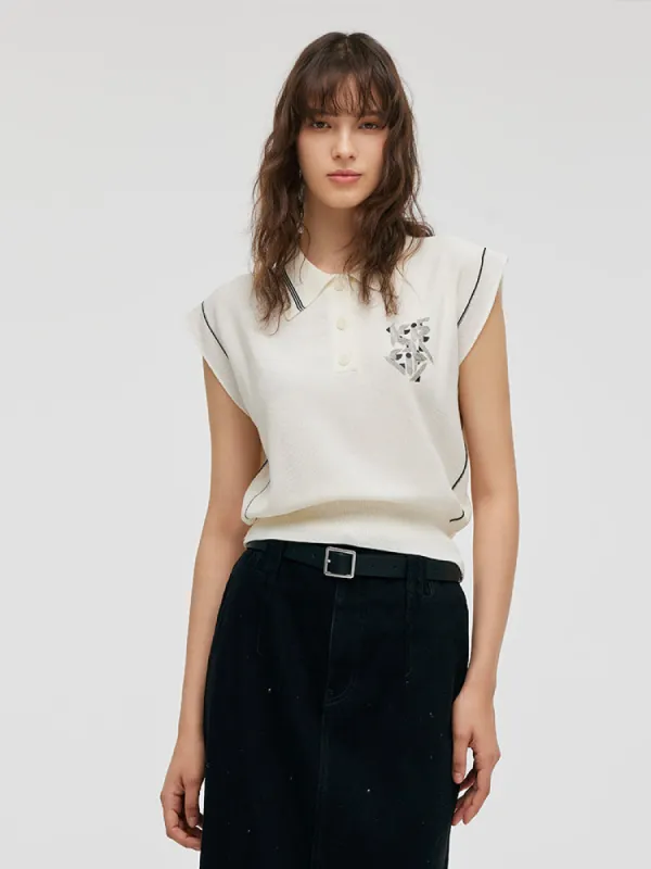 GOELIA X CHRISTINE PHUNG Knitted Tank Top sold by Goelia