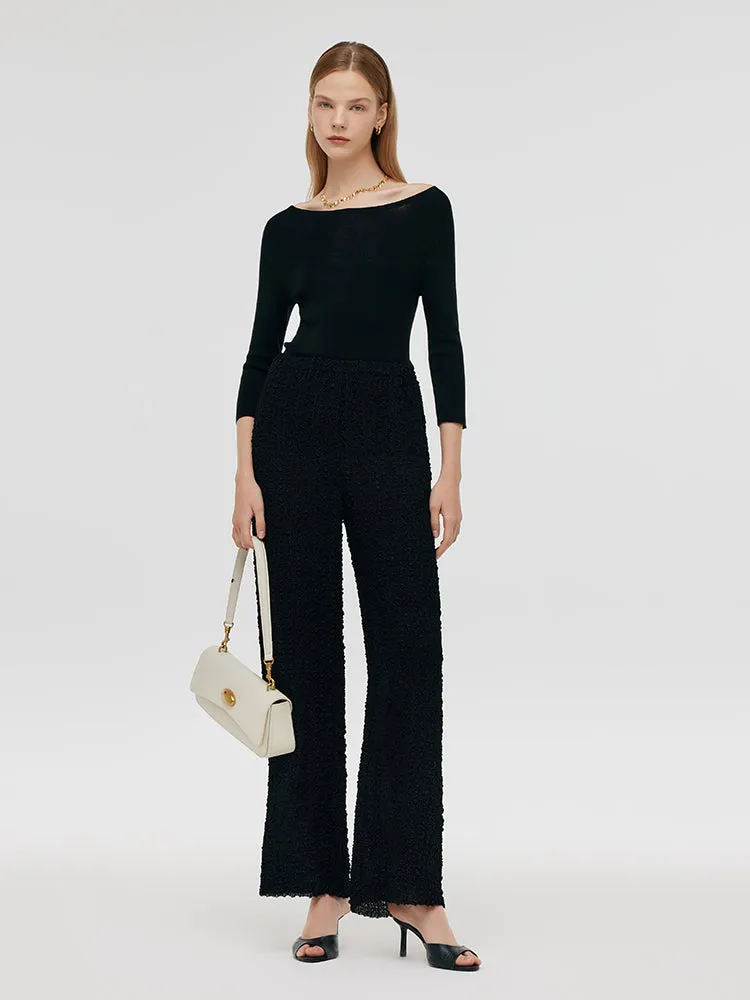 25 Momme Mulberry Silk Straight Leg Pants sold by Goelia product image thumbnail 2