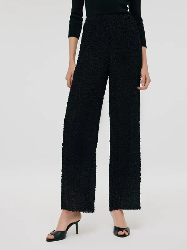 25 Momme Mulberry Silk Straight Leg Pants sold by Goelia