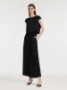 22 Momme Mulberry Silk Women Wide Leg Pants sold by Goelia