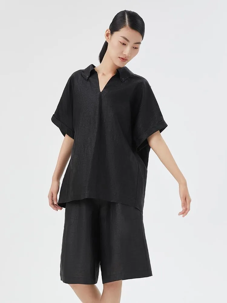 18 Momme Xiang Yun Silk Women Shirt sold by Goelia product image thumbnail 2