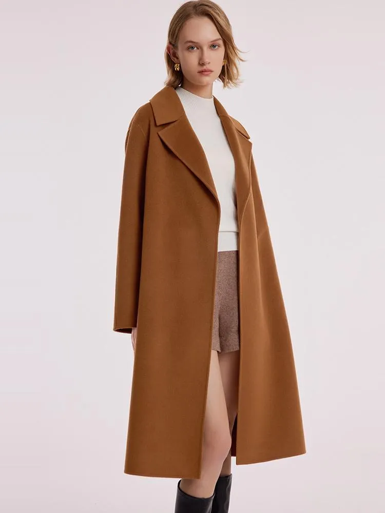 Wool And Cashmere Double-Faced Women Coat sold by Goelia