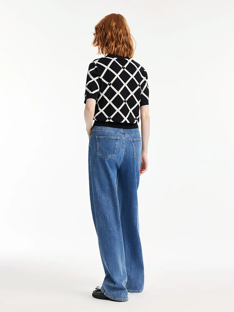 Denim Loose Straight Women Jeans sold by Goelia product image thumbnail 4