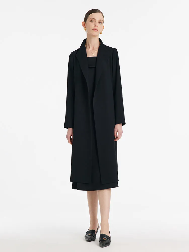 Triacetate Women Trench Coat With Belt sold by Goelia product image thumbnail 2