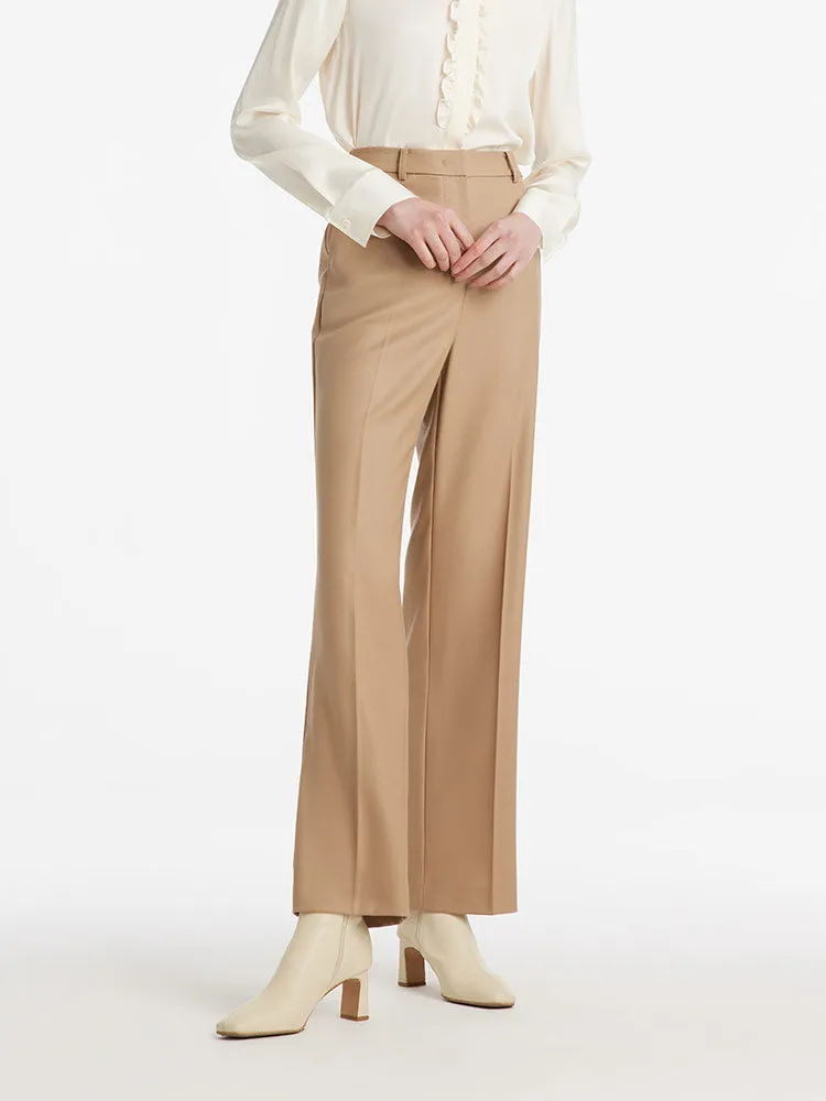 Worsted Wool Straight Women Pants sold by Goelia