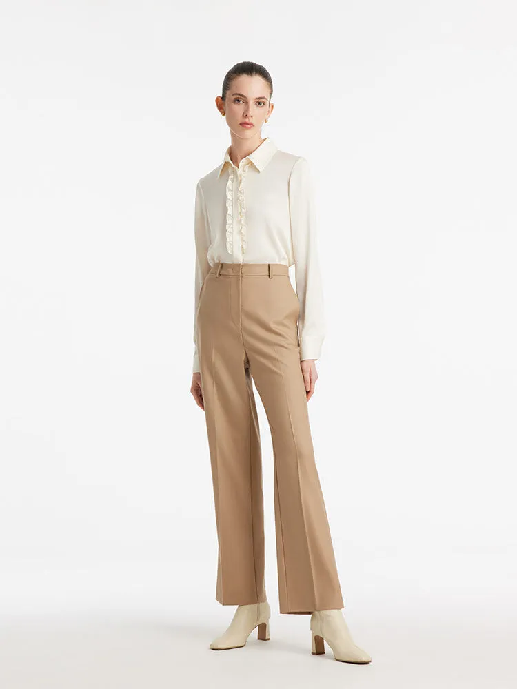 Worsted Wool Straight Women Pants sold by Goelia product image thumbnail 2