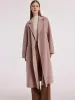 Pure Cashmere Tie-up Women Coat sold by Goelia
