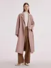 Pure Cashmere Tie-up Women Coat sold by Goelia