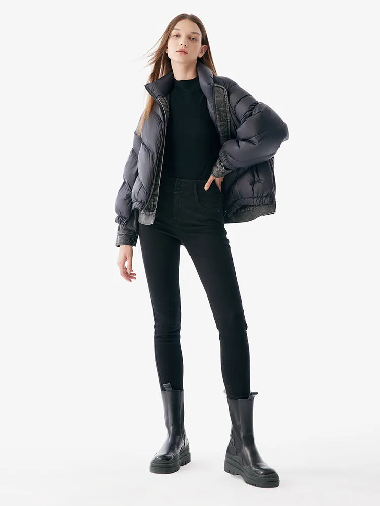 Black High-Waist Sheath Jeans sold by Goelia product image thumbnail 2