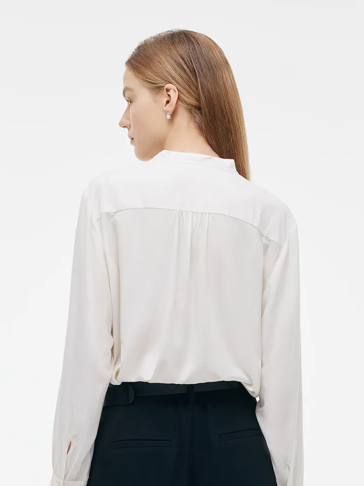 White Ribbon Women Shirt sold by Goelia product image thumbnail 3