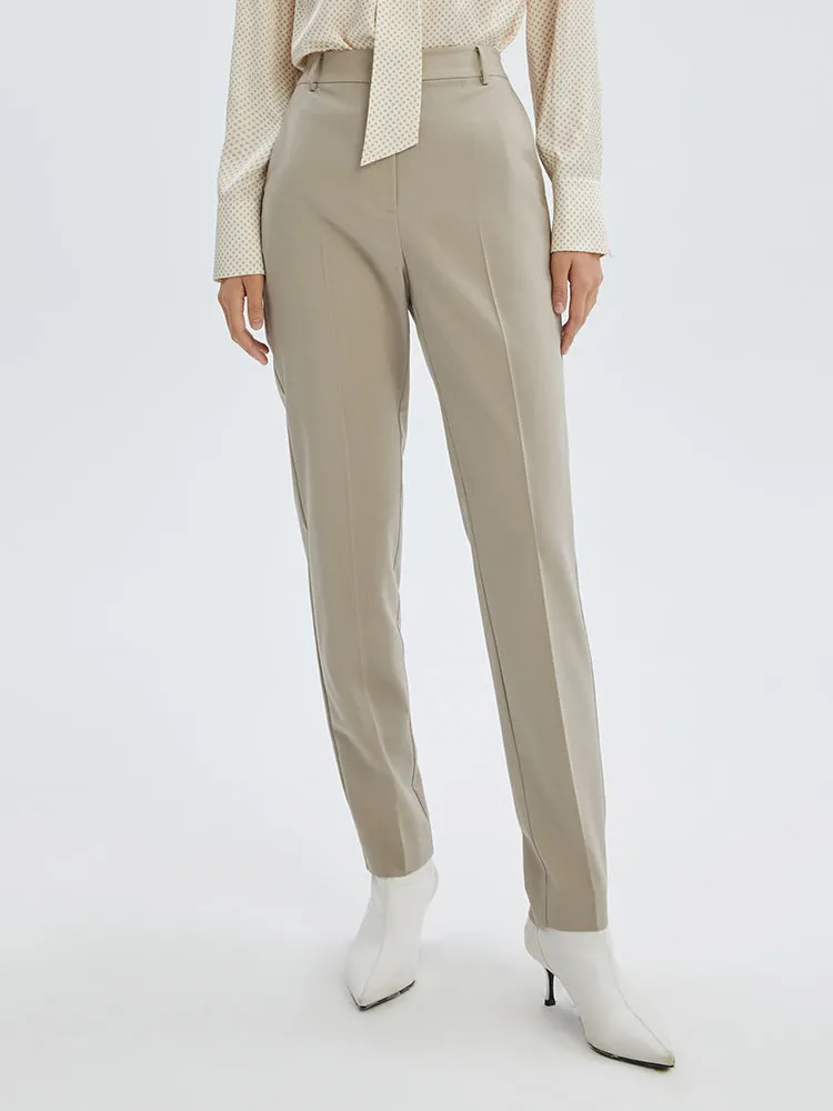 Washable Worsted Woolen Tapered Pants sold by Goelia