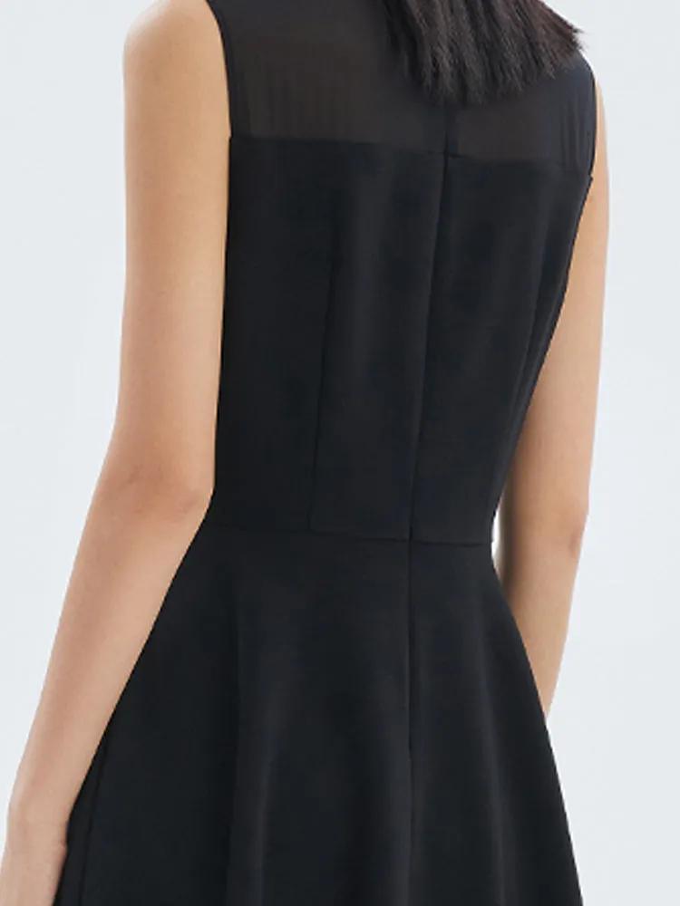 Triacetate Gathered Waist Maxi Dress sold by Goelia product image thumbnail 5
