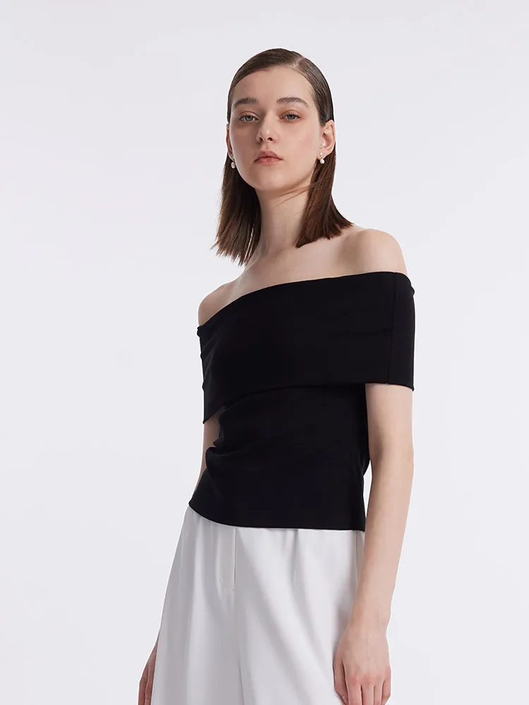 Slim Off Shoulder Women Top sold by Goelia product image thumbnail 3